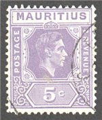 Mauritius Scott 214 Used